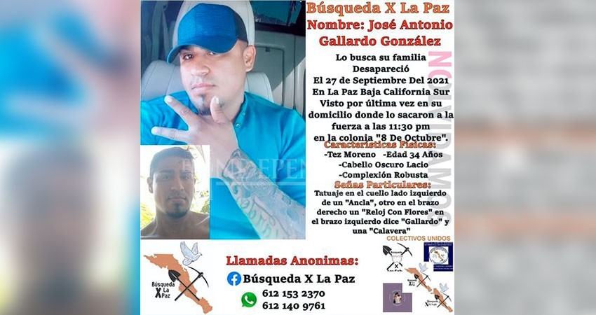 “Desapareció” hace 8 meses en La Paz; su familia no deja de buscarlo