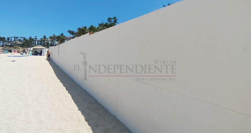 Se lleva a cabo construcción en Playa Palmilla; exigen activistas dar marcha atrás