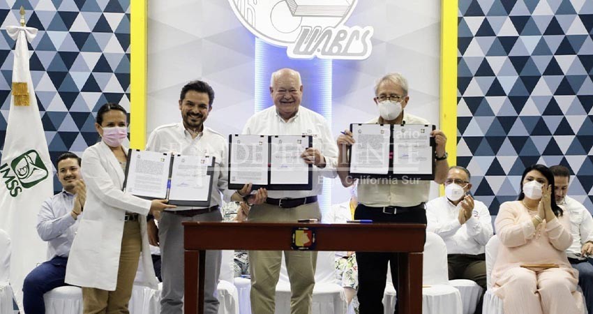 Gobierno estatal y federal firman compromiso para la instalación de IMSS-Bienestar en BCS