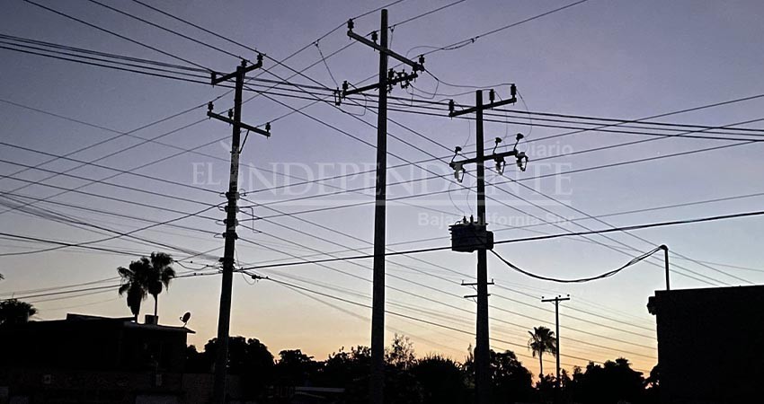 En plena canícula, vuelven los apagones a BCS