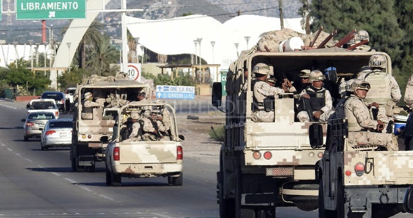 Reaccionan Fuerzas Armadas con “blindaje” entre BCS y BC