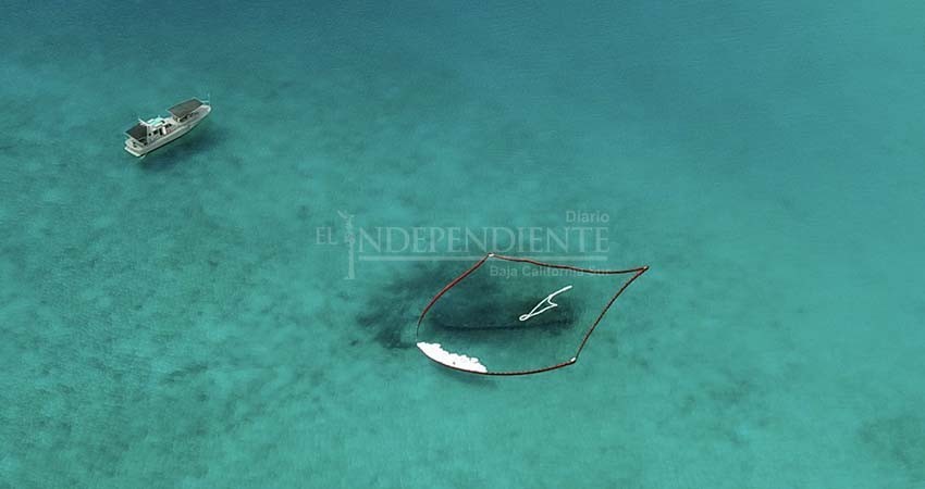 Inicia extracción del yate hundido en Balandra