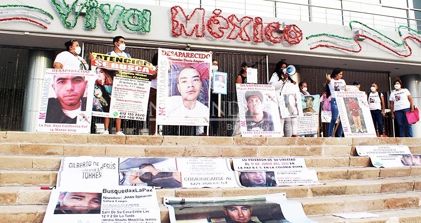 “No debería haber ningún desaparecido en BCS”: familias protestan por desaparecidos