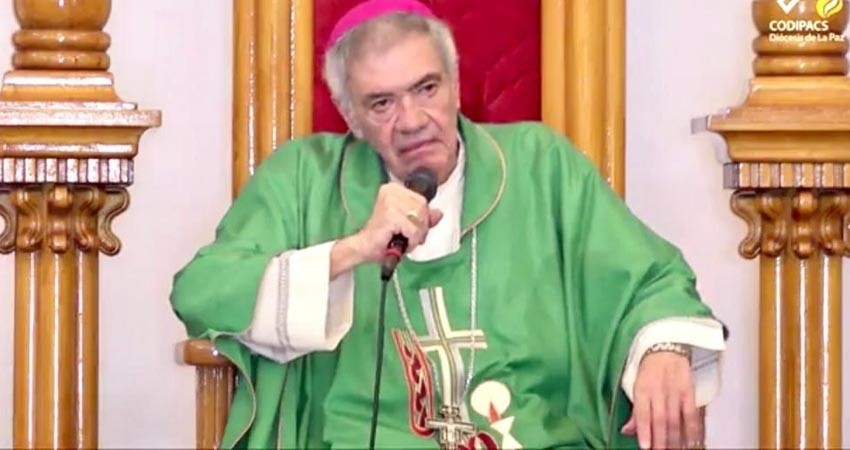 Asegura Obispo de La Paz que continúa la extorsión y cobro de piso en BCS