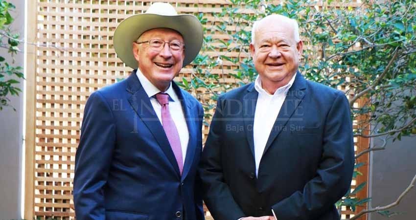 Anuncia embajador de USA en México colaboración con BCS, para generar energías limpias