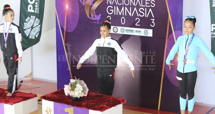 Se coloca gimnasta local como número 10 en México, en campeonato de San Luis Potosí