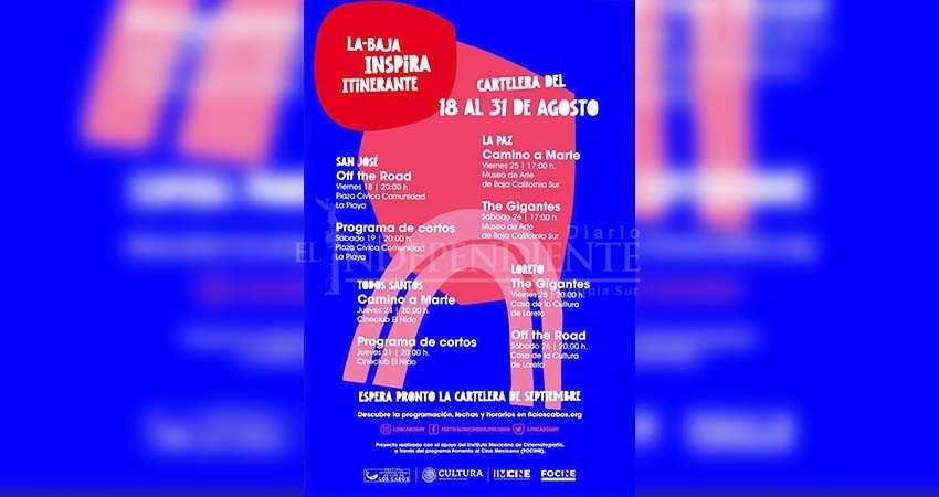 Festival de Cine de Los Cabos "recorre" por primera vez todo BCS