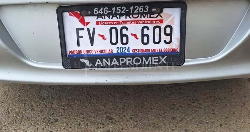 Advierte ANAPROMEX sobre clonaciones de placas y documentos para vehículos chocolate