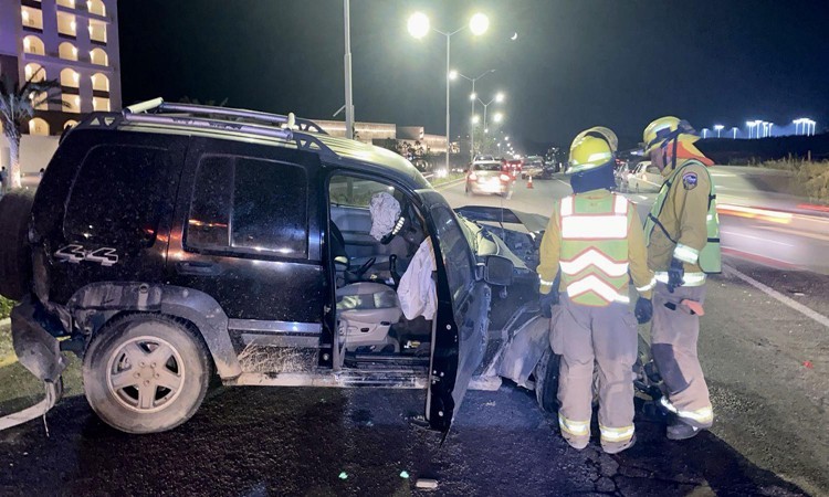 Accidente automovilístico en Corredor turístico deja seis lesionados