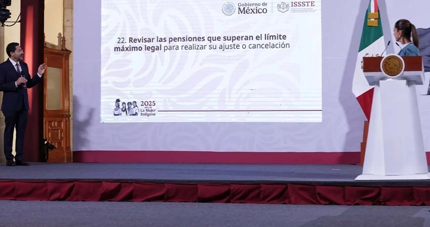ISSSTE revela diez pensiones que superan el límite máximo legal
