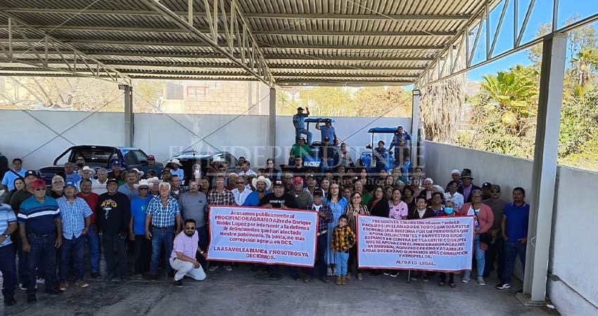 Acusan a la Procuraduría Agraria de defender a quienes robaron al Ejido Todos Santos