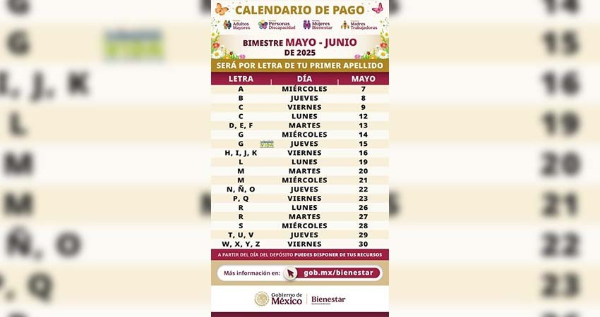 Retraso en pagos del Bienestar de mayo: Así queda el nuevo calendario