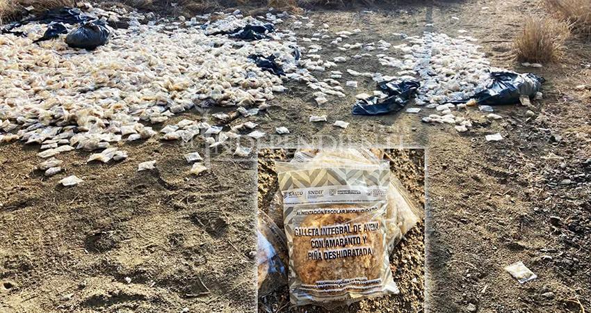 Confirma SEDIF investigación por desayunos escolares tirados en Todos Santos