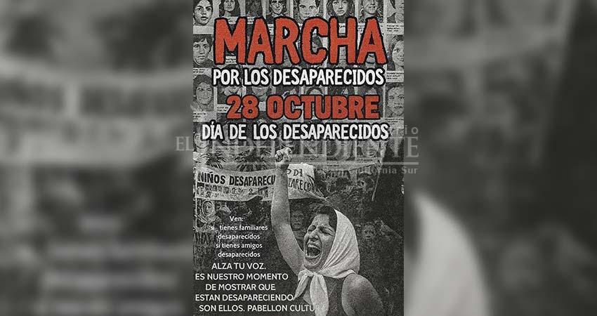 Buscadores organizan Marcha por Desaparecidos en Los Cabos