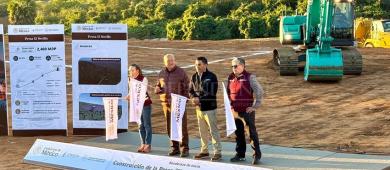 Dan banderazo de inicio a la construcción de presa 'El Novillo' en La Paz; invertirán 2 mil 400 mdp