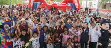 Impulsa Milena Quiroga el bienestar de la niñez en la colonia Lázaro Cárdenas