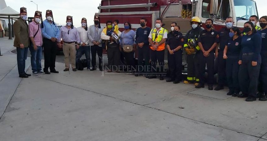 Rinde frutos convenio “Shiners-Bomberos” para atención de niños quemados en Los Cabos  