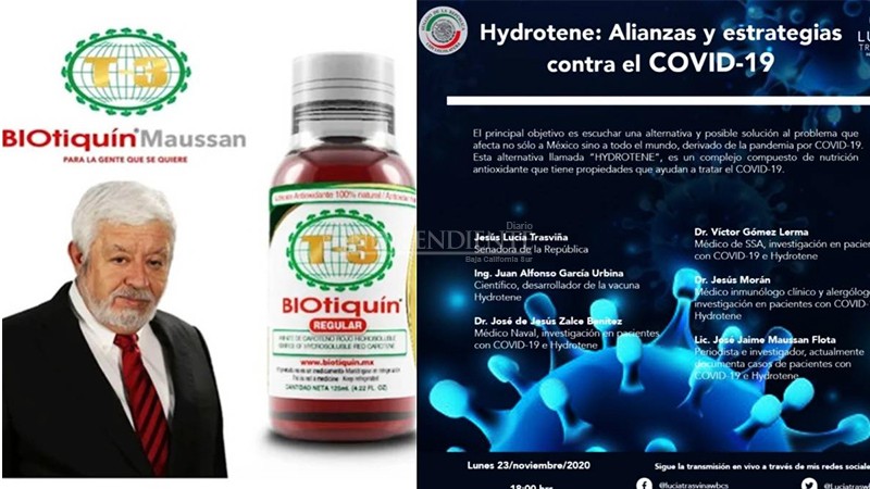 Aseguran producto Biotiquin por promover cura al COVID-19