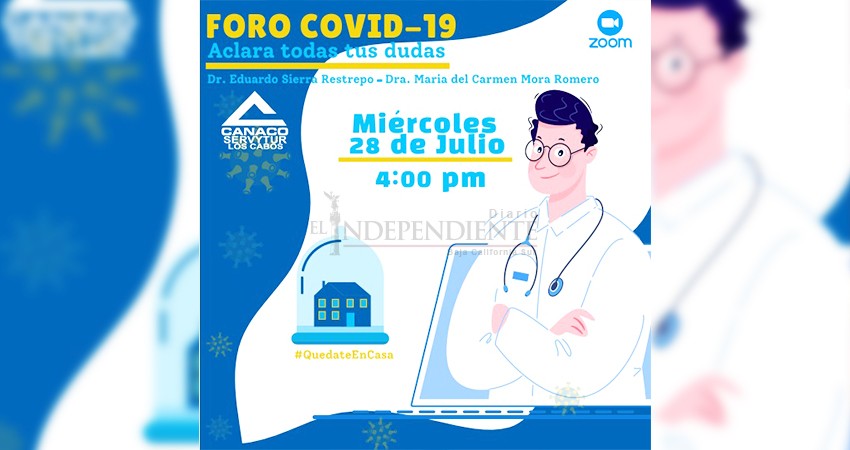 Canaco organiza el “Foro Covid”, para aclarar dudas sobre la enfermedad 