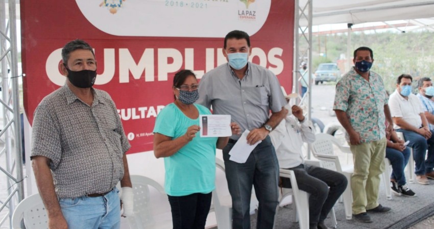 Últimas acciones… Entregó Muñoz Álvarez apoyos a la comunidad de Las Pocitas