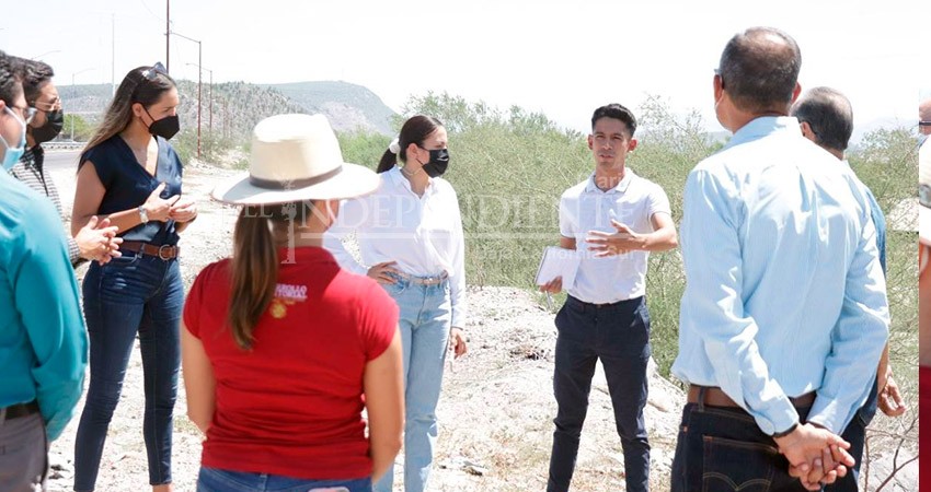 Realizan Milena Quiroga y SEDATU evaluación preliminar para acciones de Mejoramiento Urbano en La Paz