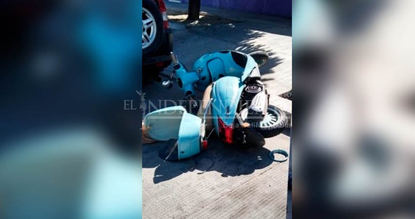 Siguen motociclistas protagonizando accidentes viales en calles de La Paz