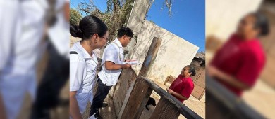 Estudiantes de Enfermería de la UABCS se suman a jornada de vacunación en La Paz