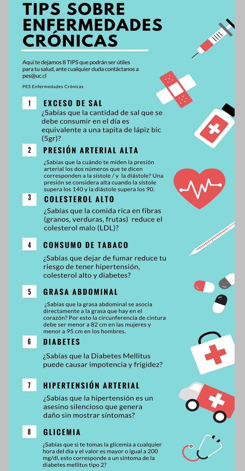 TIPS SOBRE ENFERMEDADES CRONICAS