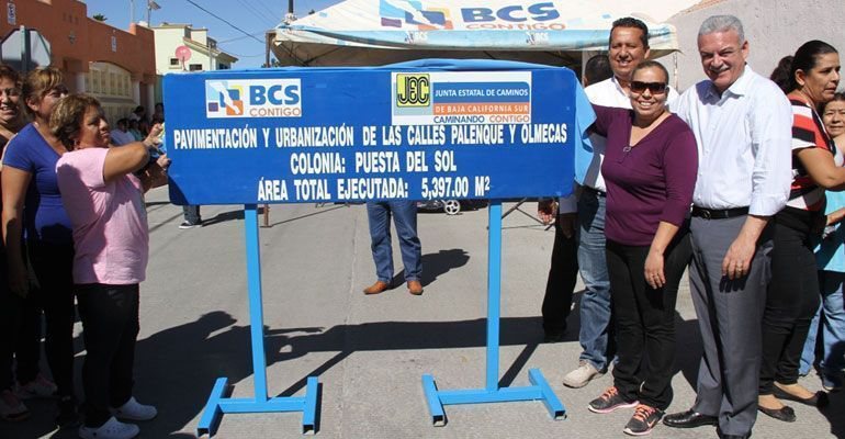 Inauguró MCV la pavimentación de casi 78 mil metros cuadrados Inauguró MCV la pavimentación de casi 78 mil metros cuadrados