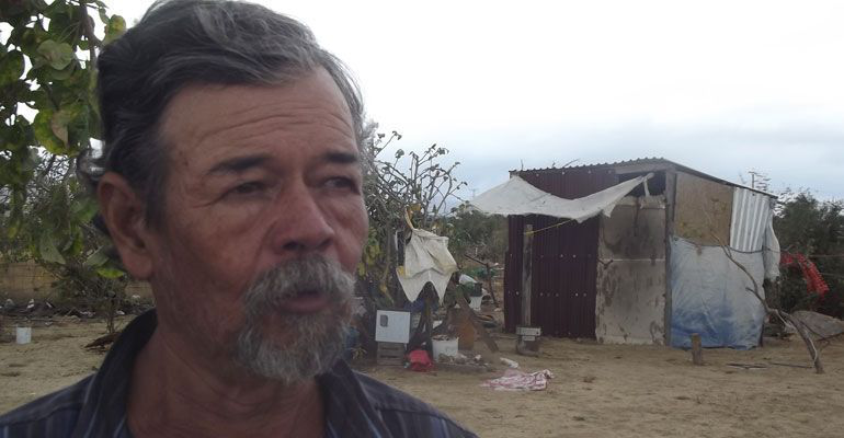 Ciudadano que habita en zona de riesgo lamenta falta de apoyo de autoridades
