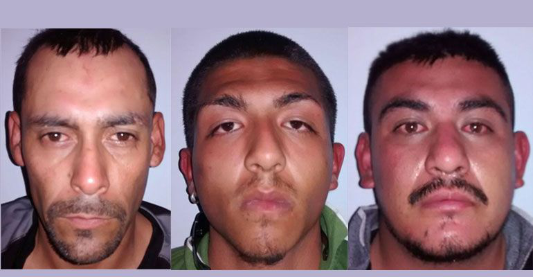 Capturan a tres integrantes de la célula delictiva “El Diablo” Capturan a tres integrantes de la célula delictiva “El Diablo”