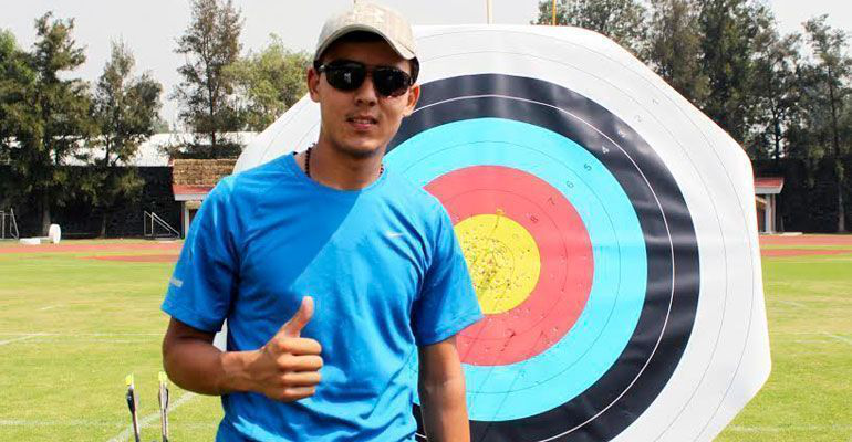 Los arqueros Alba Murillo y Antonio Hidalgo en la Preselección Nacional