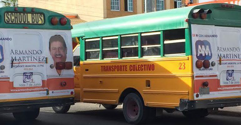 Tanto candidatos como concesionarios se pasan la ley “por el arco del triunfo”, NO RETIRARAN PROPAGANDA POLITICA