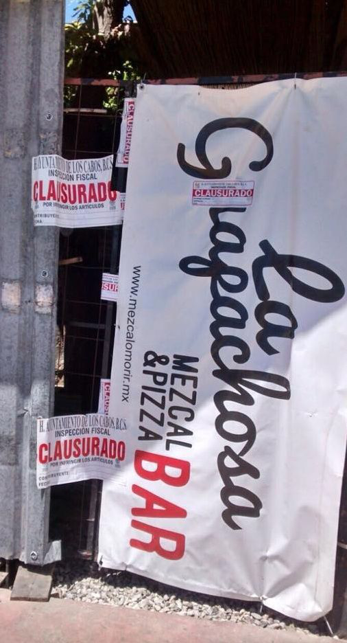 Inspección Fiscal clausura negocio en plena after party