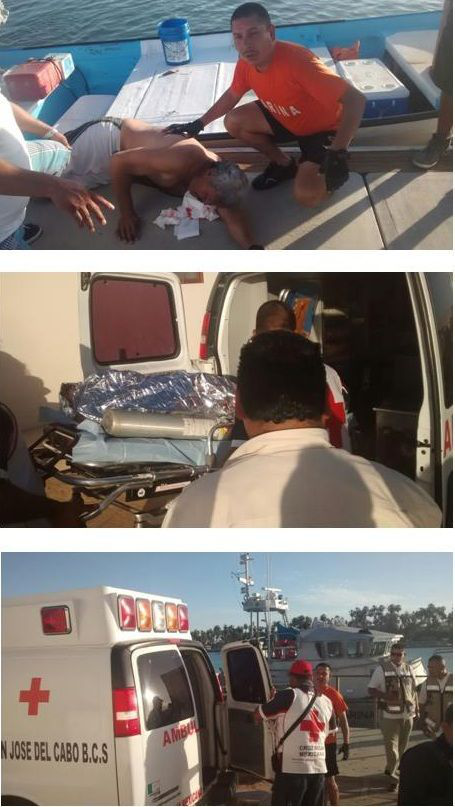 Rescatan a un hombre de 50 años que estuvo a punto de ahogarse en BCS Rescatan a un hombre de 50 años que estuvo a punto de ahogarse en BCS