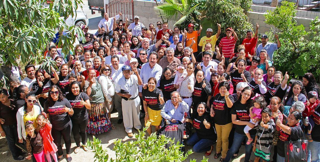 Familias choyeras van con NAM