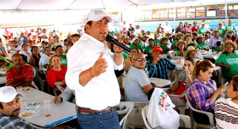 Aclaman en Comondú al candidato de la coalición PRI-PVEM-nueva alianza, Ricardo Barroso Aclaman en Comondú al candidato de la coalición PRI-PVEM-nueva alianza, Ricardo Barroso