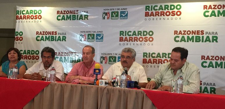 Rechaza el PRI triunfo de Carlos Mendoza