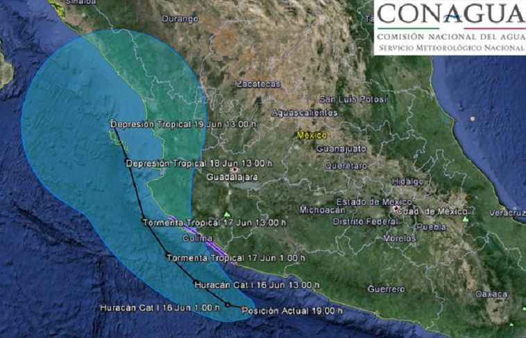 Es errático el comportamiento de “Carlos”; de nuevo es huracán Es errático el comportamiento de “Carlos”; de nuevo es huracán