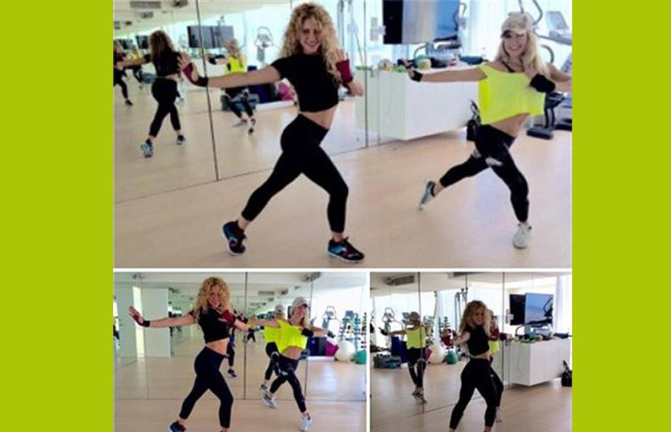 Shakira esculpe su cuerpo con la mejor entrenadora