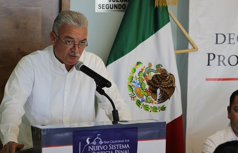 De manera oficial el Gobernador del Estado da entrada al Nuevo Sistema de Justicia Penal en BCS