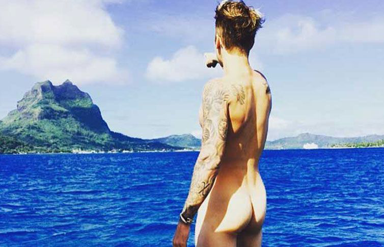 Justin Bieber muestra su trasero a sus 'followers'