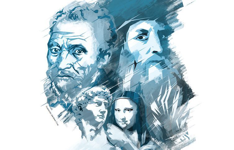 Retrato hablado: Miguel Ángel y Leonardo da Vinci, genios reunidos