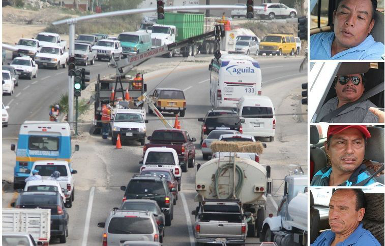 Molestia y tráfico provocan los trabajos en  horas ‘‘pico’’ que se realizan en SJC