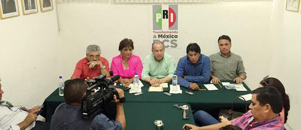 De plácemes el PRI de BCS con Beltrones como presidente nacional del tricolor