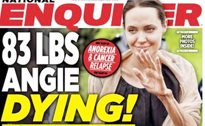 Alarma imagen de Angelina Jolie en los huesos