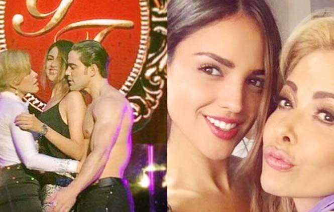 Gloria Trevi seduce en el escenario a Eiza González