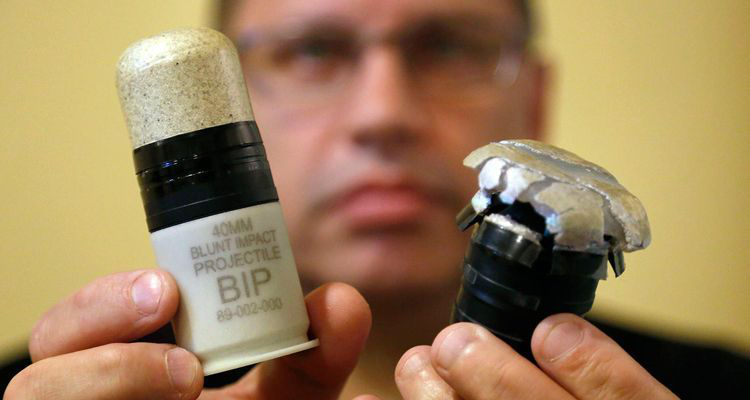 Prueban en EU balas no letales pero muy dolorosas
