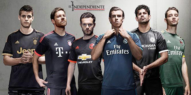 Develan el tercer uniforme de equipos europeos