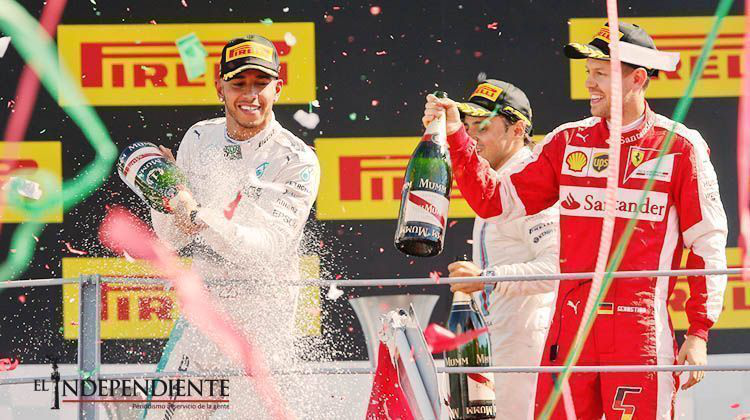 Hamilton refuerza liderato al ganar en Italia; 'Checo' acaba sexto